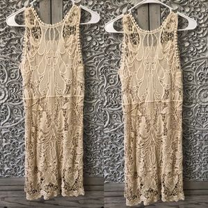 Solitaire Boho Lace Cream/off white Dress